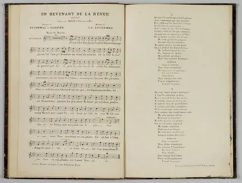 album En revenant de la Revue  Chanson - Marche Créée par PAULUS à la Scala 1967.162.2.3 Photo