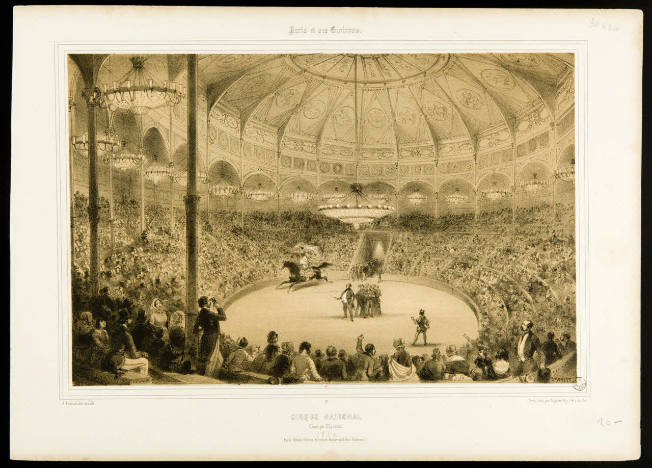 estampe CIRQUE NATIONAL 1967.163.2 Photo