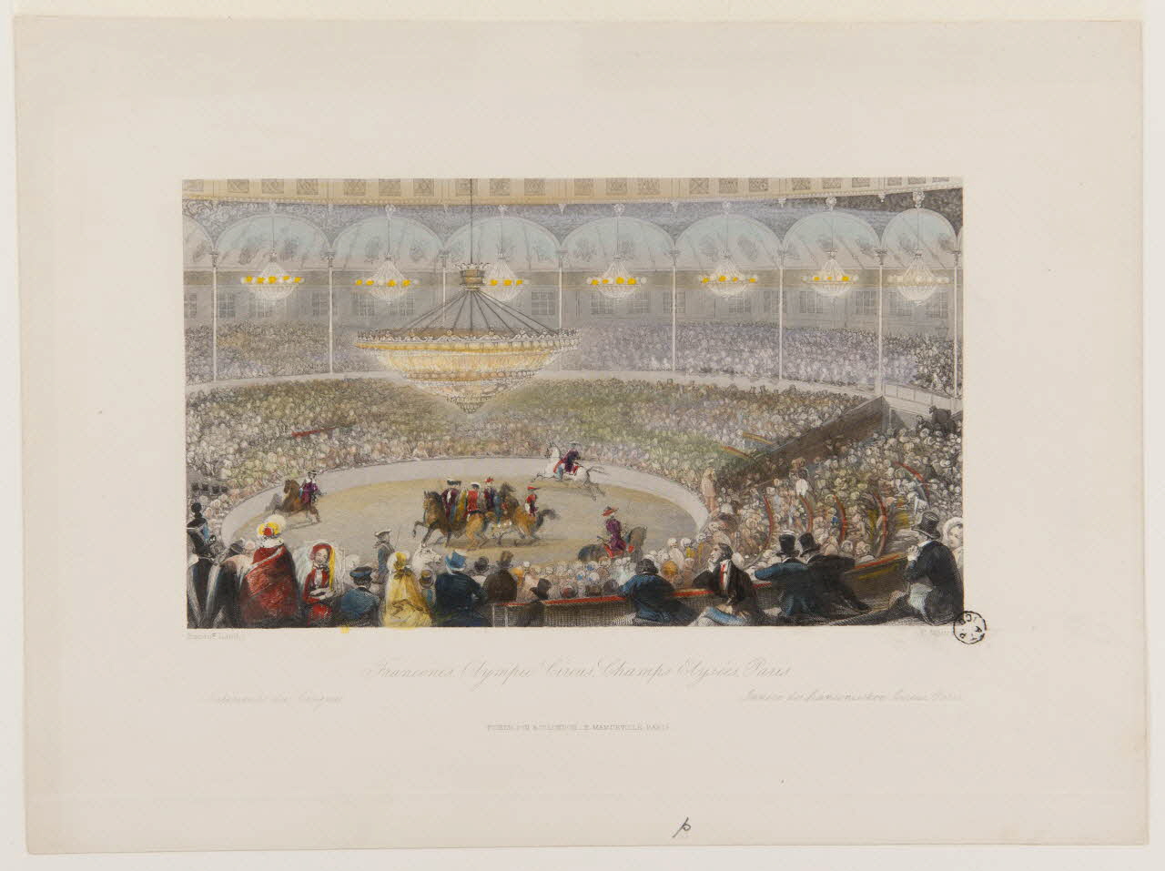 estampe Franconis Olympic Circus, Champs Elysees, Paris. 1967.163.3 Photo