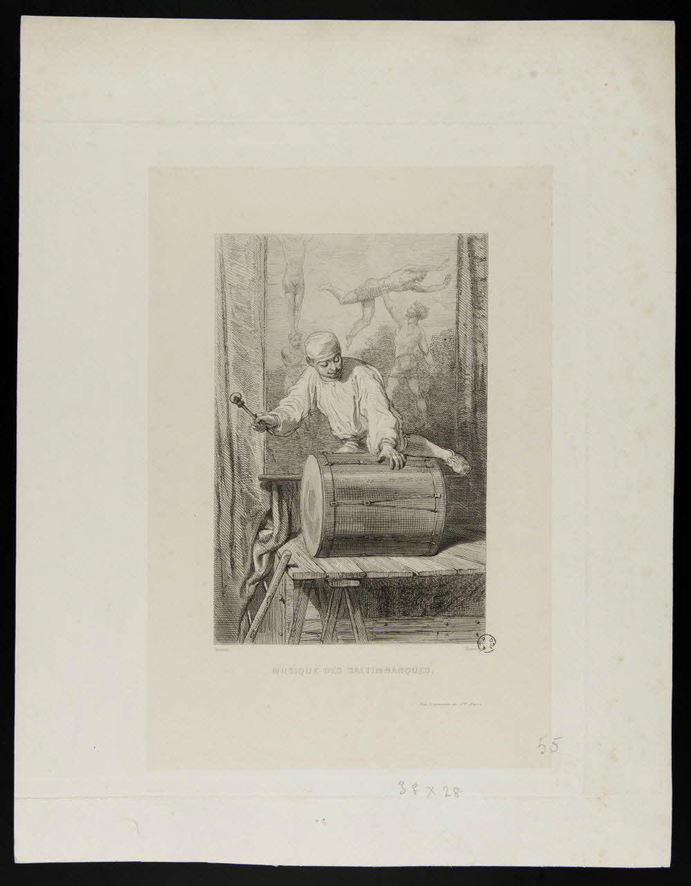 estampe MUSIQUE DES SALTIMBANQUES. 1967.163.4 Photo