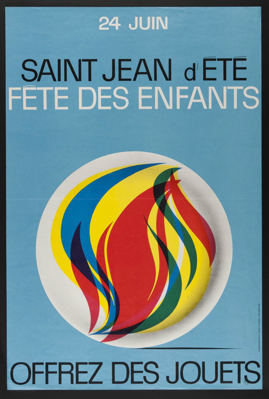 estampe 24 JUIN  SAINT JEAN d'ETE  FETE DES ENFANTS  OFFREZ DES JOUETS 1967.168.2 Photo