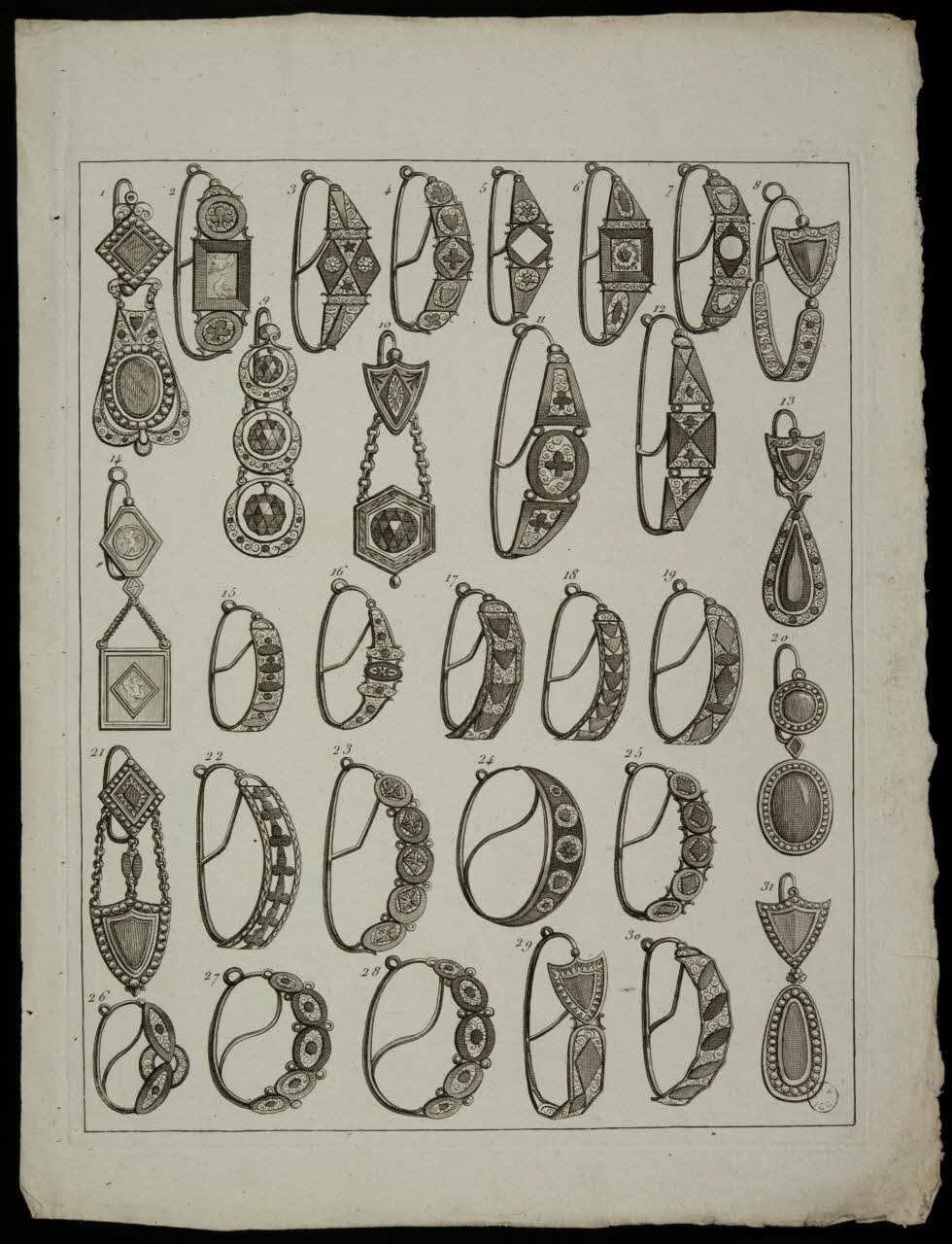 estampe Boucles d'oreilles 1967.170.1.3 Photo