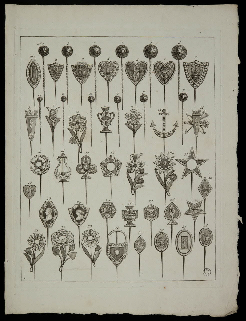 estampe Broches 1967.170.1.4 Photo