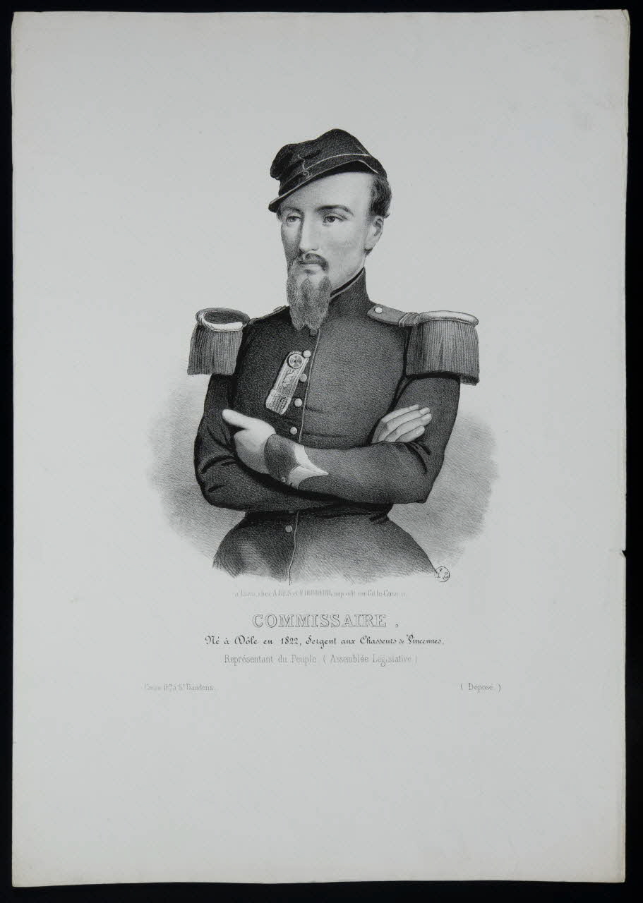 estampe COMMISSAIRE, 1967.170.6 Photo