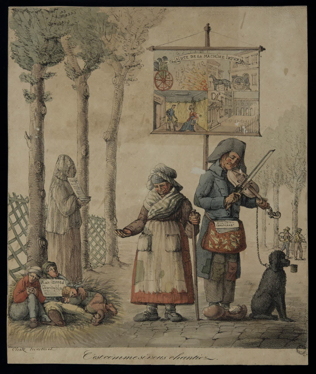 estampe C'est comme si vous chantiez. 1967.171.12 Photo