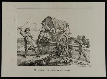 estampe Le Cochon, la Chèvre et le Mouton. 1967.171.30  Photo
