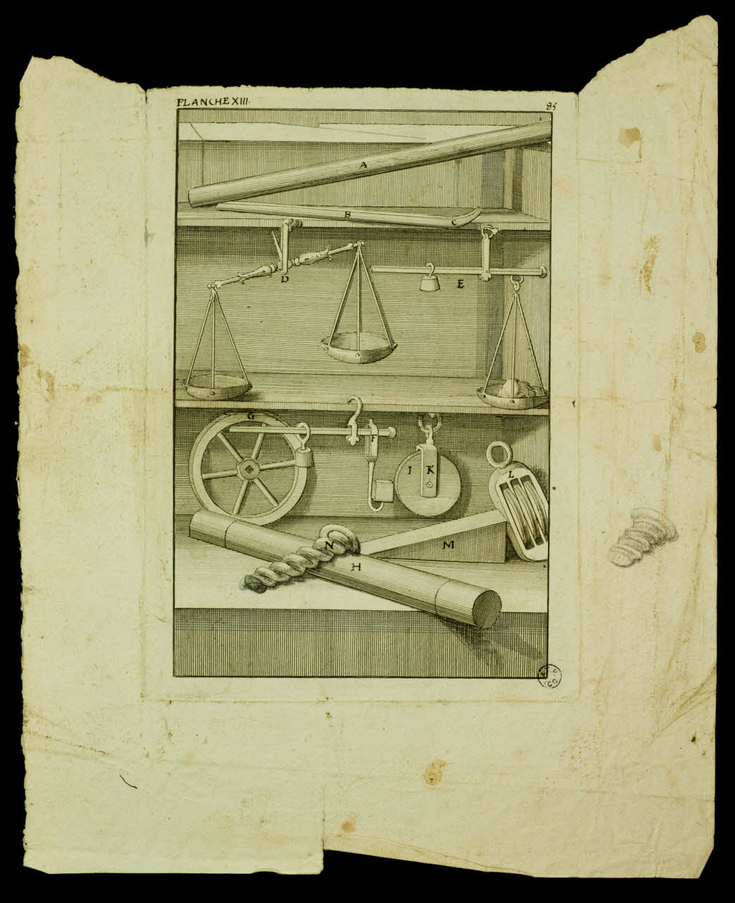 estampe Instruments de mesures 1967.171.34 Photo