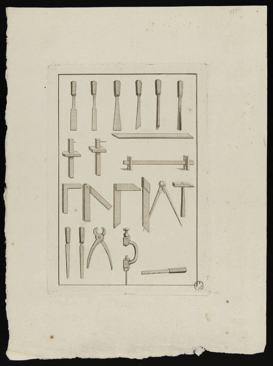 estampe Outils 1967.171.45 Photo