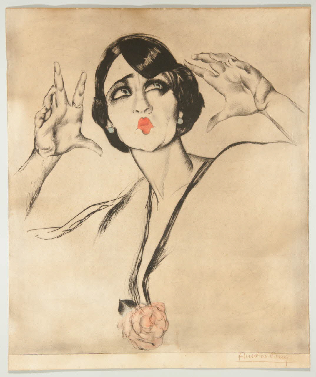 estampe Femme en buste 1967.177.54 Photo