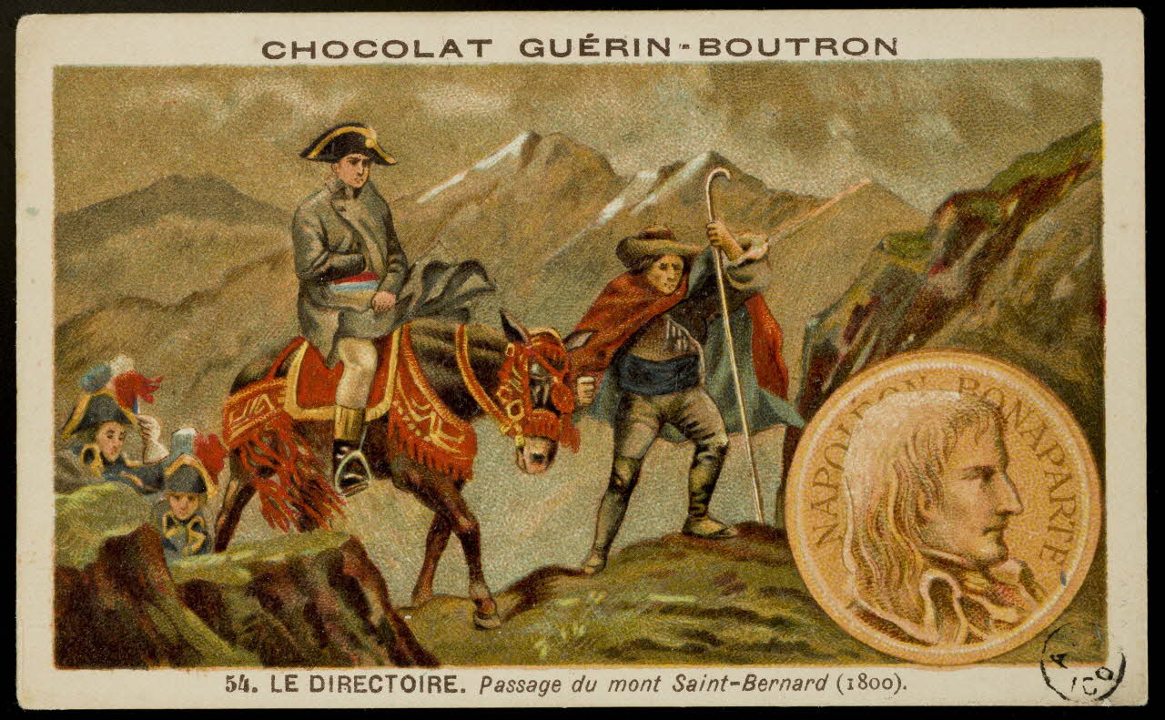 carte réclame 54. LE DIRECTOIRE (...) Saint-Bernard (1800). 1967.183.22 Photo Mucem