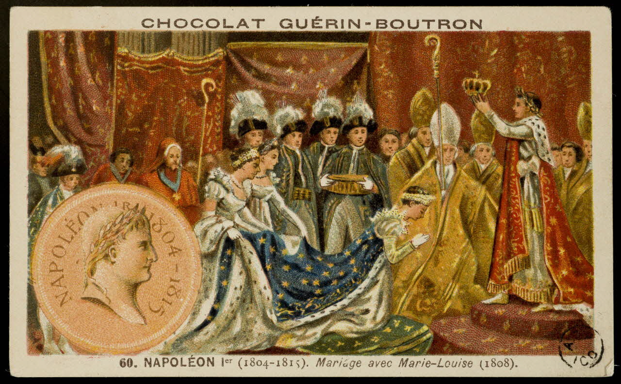 carte réclame 60. NAPOLEON Ier (...) Le Sacre (1804). 1967.183.28 Photo Mucem