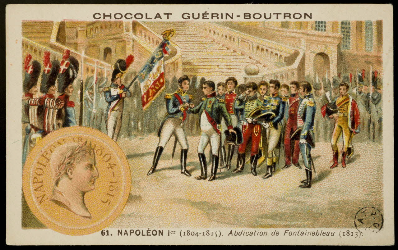 carte réclame 61. NAPOLEON Ier (...) Fontainebleau (1813). 1967.183.29 Photo Mucem