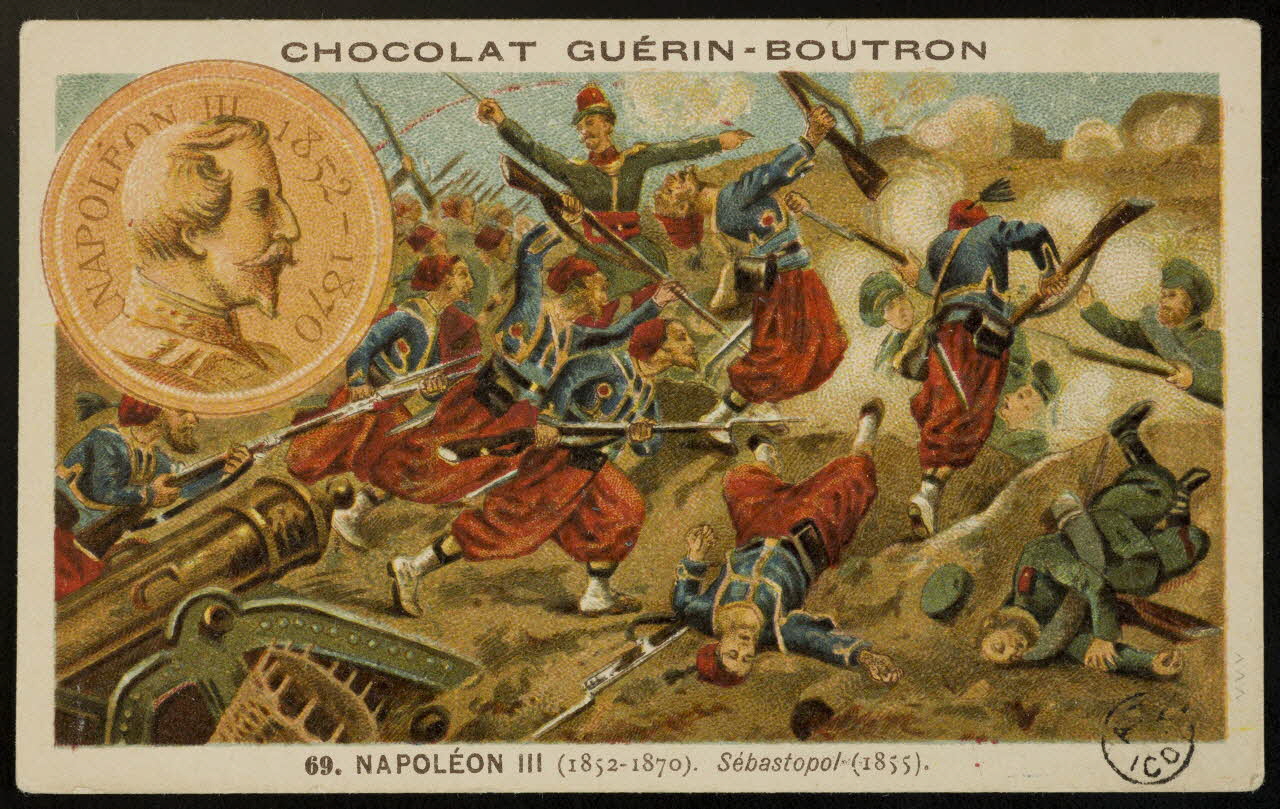 carte réclame 69. NAPOLEON III (...) Sébastopol (1855). 1967.183.36 Photo Mucem