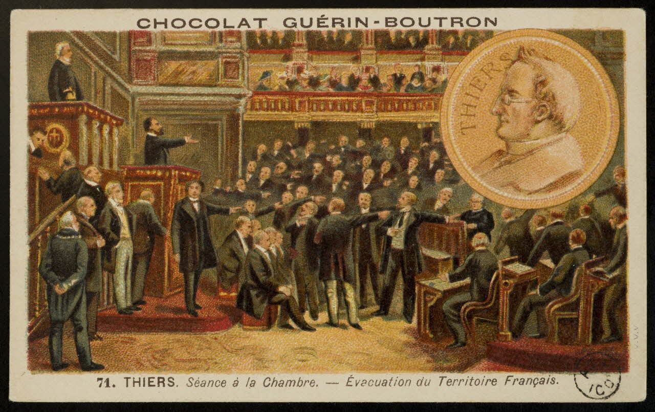 carte réclame 71. THIERS (...) Territoire Français. 1967.183.37 Photo Mucem