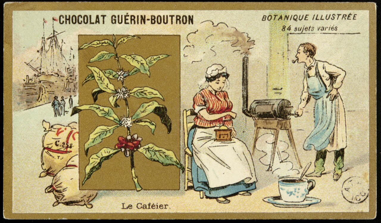 carte réclame Le Caféier. 1967.183.5 Photo