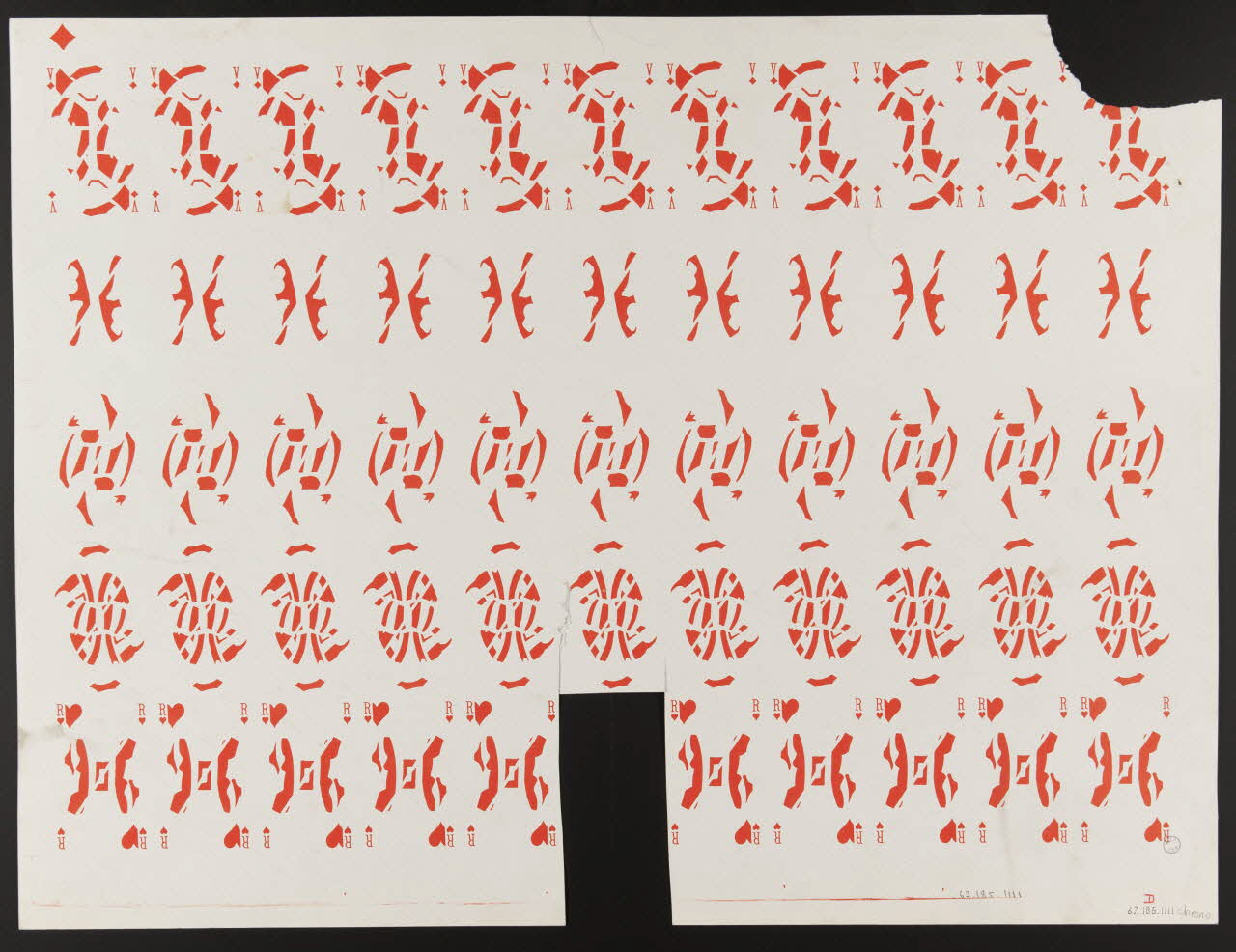 estampe Cartes à jouer 1967.185.1111 Photo