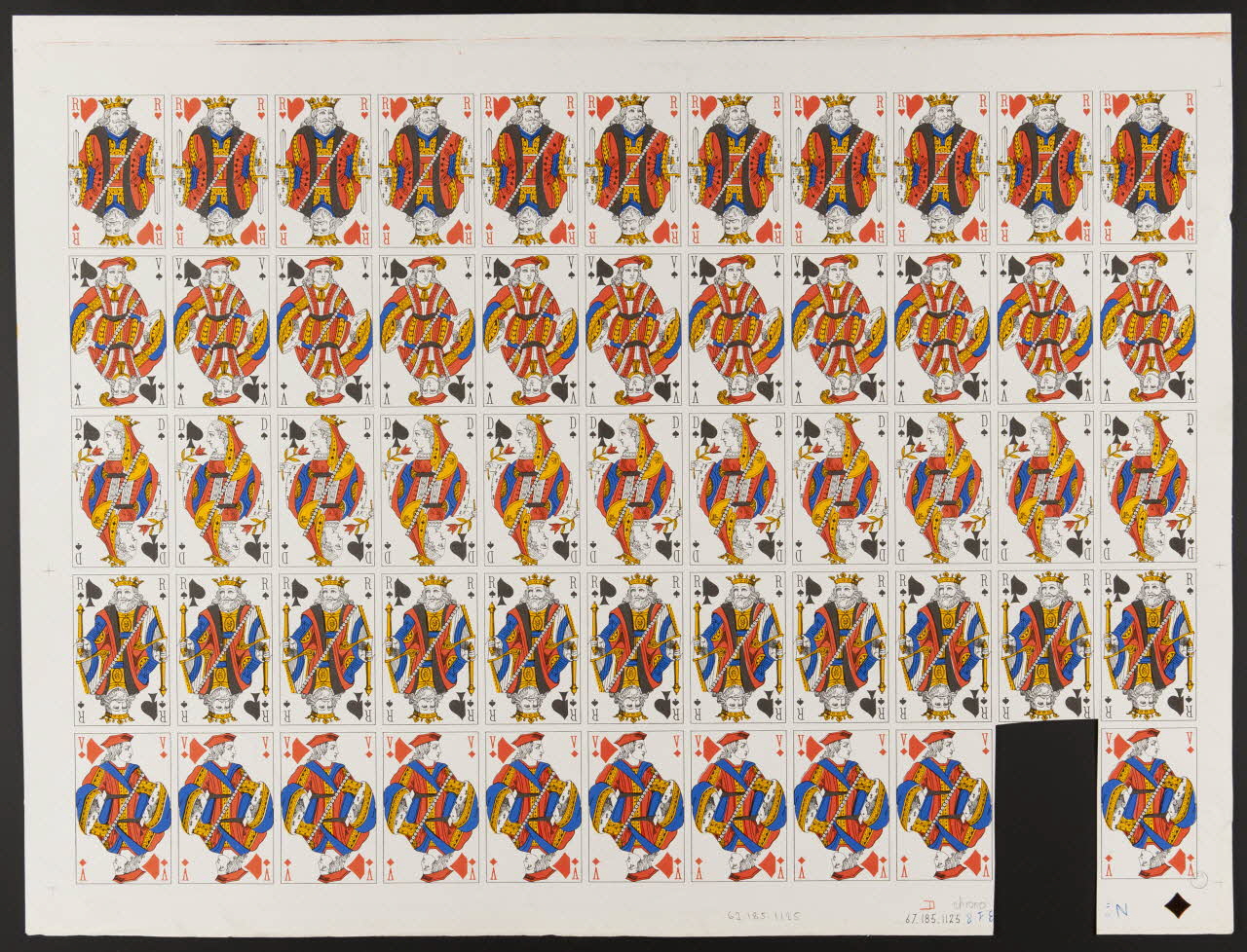 estampe Cartes à jouer 1967.185.1125 Photo