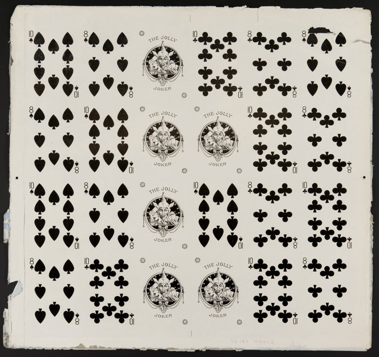 estampe Cartes à jouer 1967.185.1146.3 Photo