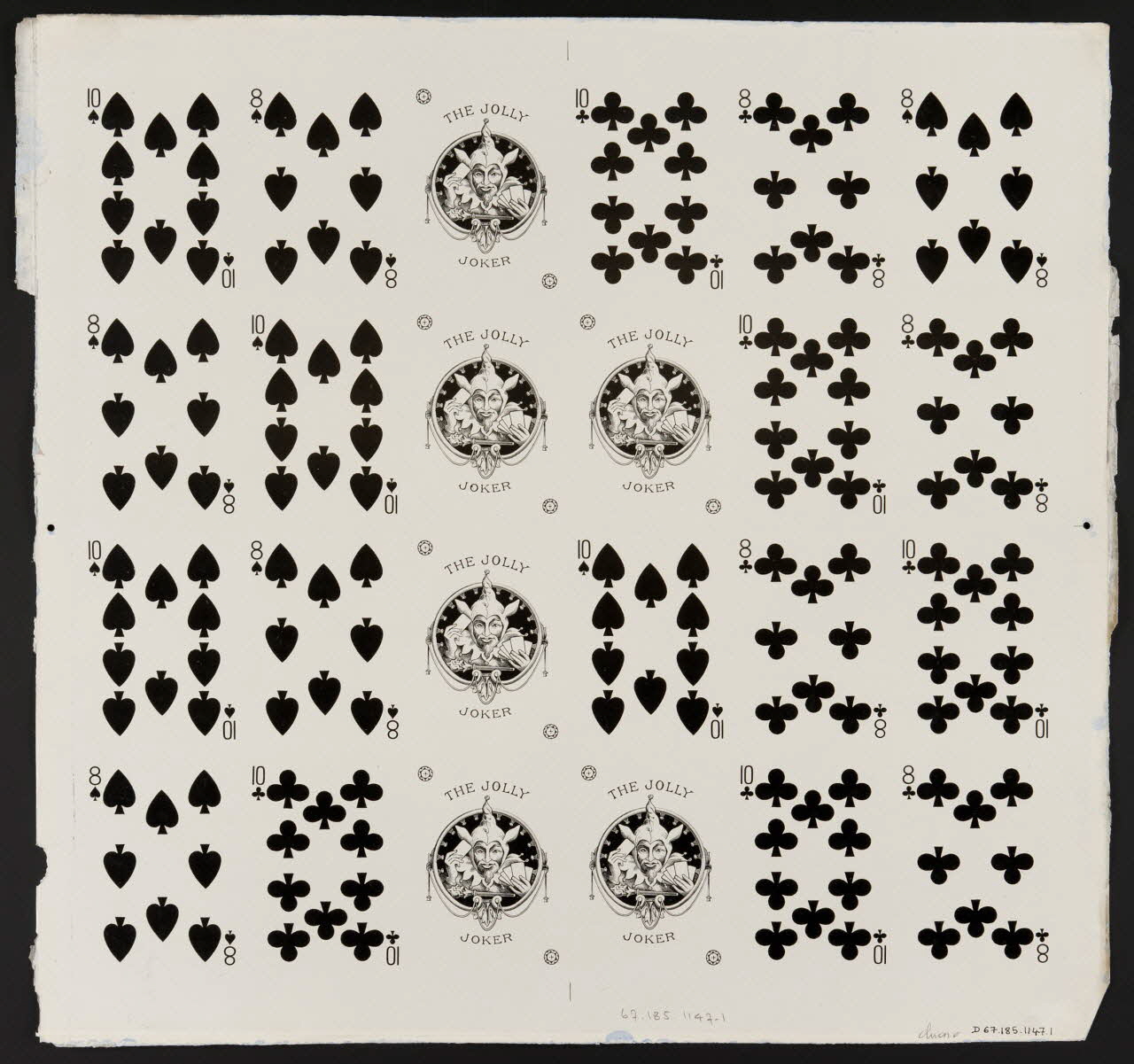 estampe Cartes à jouer 1967.185.1147.1 Photo