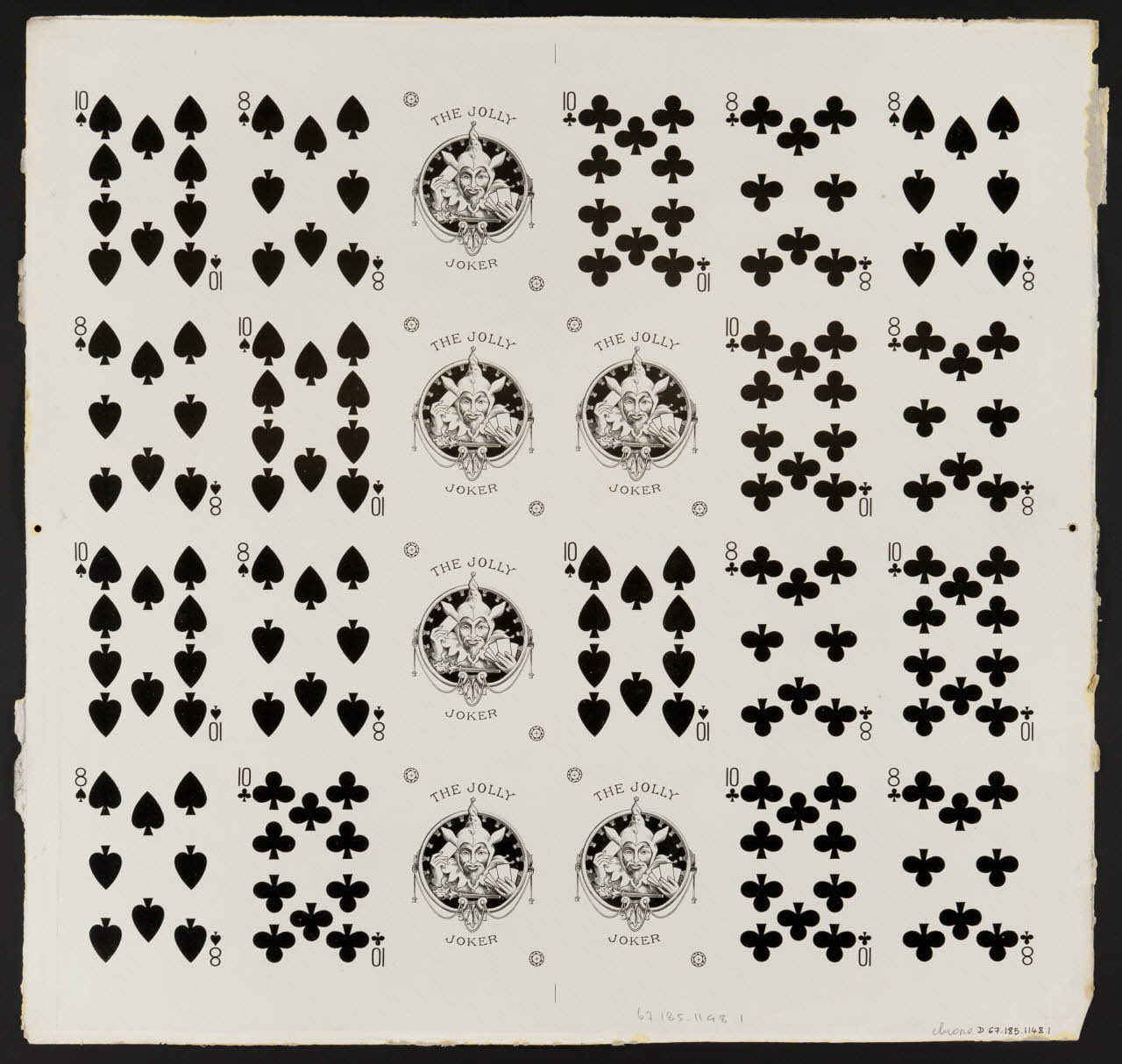 estampe Cartes à jouer 1967.185.1148.1  Photo