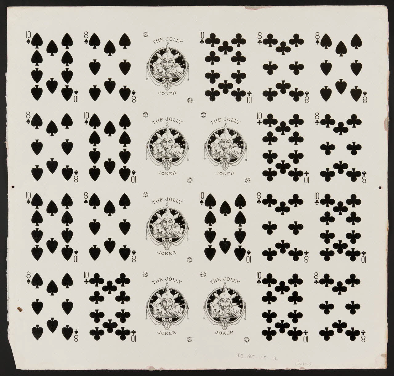 estampe Cartes à jouer 1967.185.1151.2 Photo