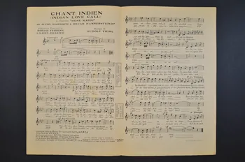 Roger Ferréol ; Rudolf Friml ; Charles Saint-Granier ; Francis F. Salabert chanson petit format Île-de-France, France 1925 1966.190.64 Photo Mucem