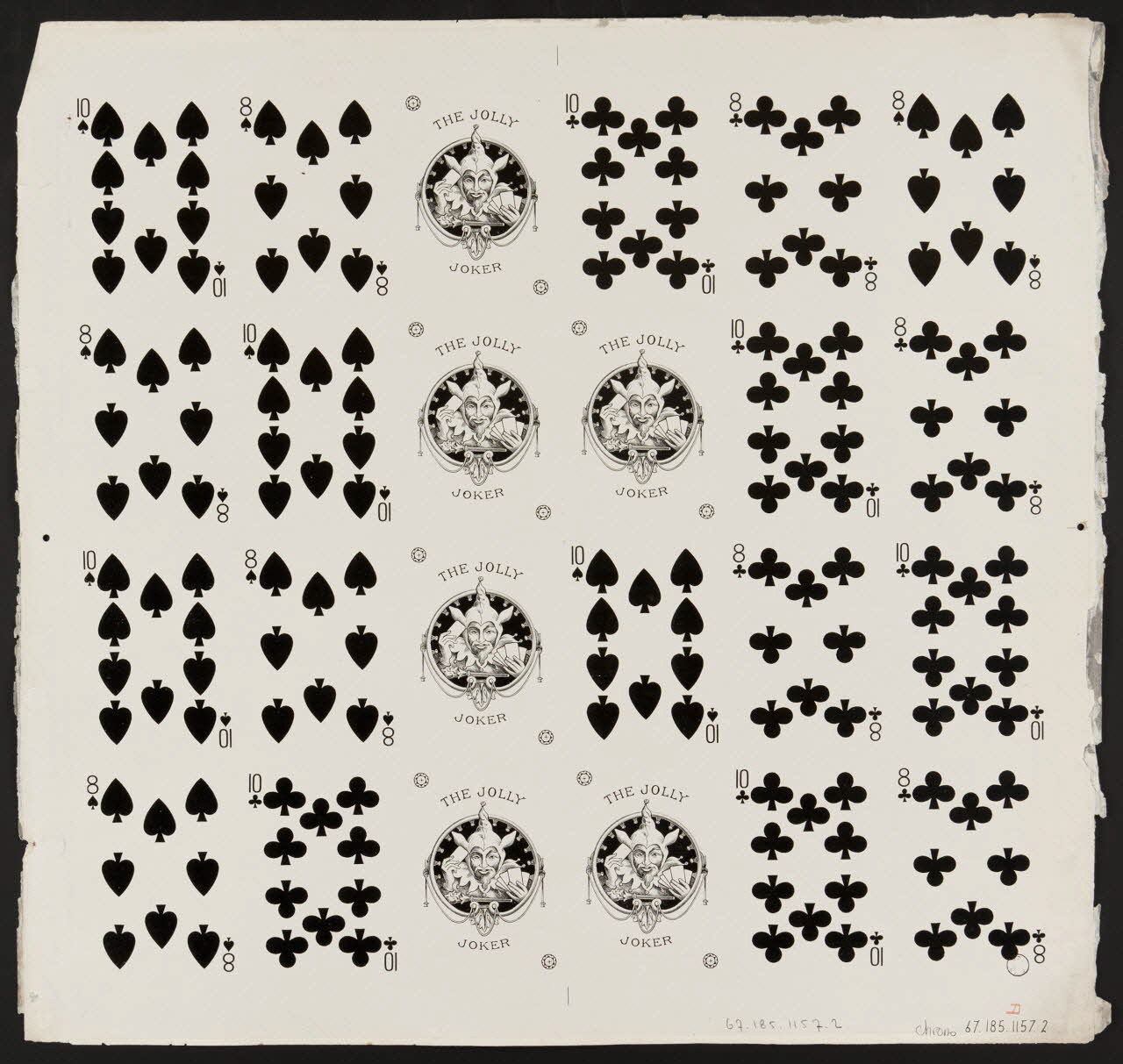 estampe Cartes à jouer 1967.185.1157.2 Photo