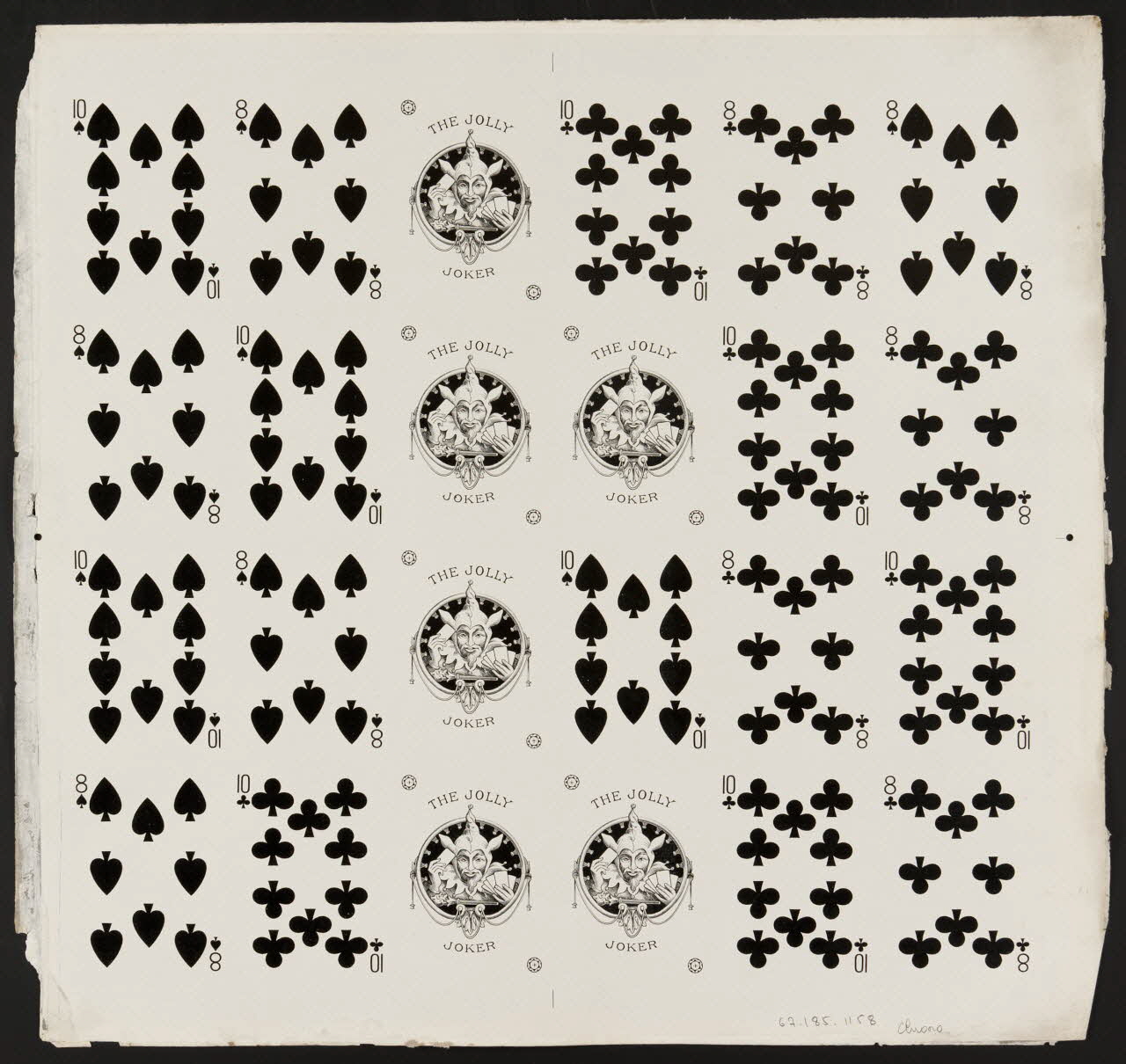 estampe Cartes à jouer 1967.185.1158 Photo