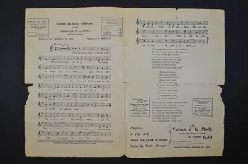 chanson petit format 1966.190.7 Photo Mucem