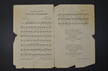 chanson petit format 1966.190.72 Photo Mucem