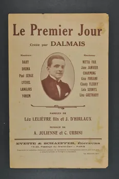 Ciro Urbini ; A. Julienne ; Léo Fils Lelièvre ; J. D' Hirlaux ; Dalmais ; Evette & Schaeffer ; Evette; chanson petit format Île-de-France, France 1924 1965.176.5 Photo Mucem