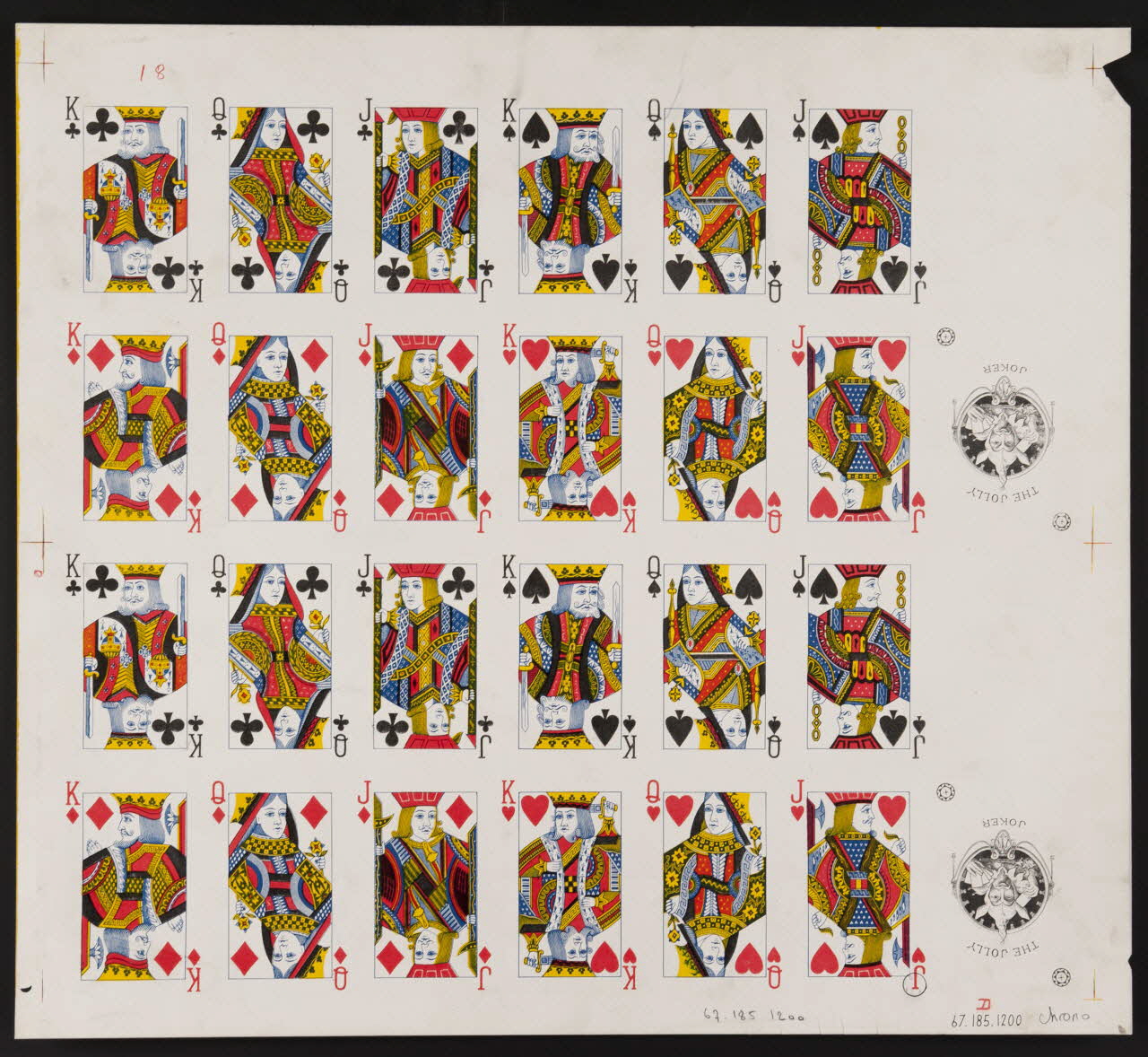 estampe Cartes à jouer 1967.185.1200  Photo