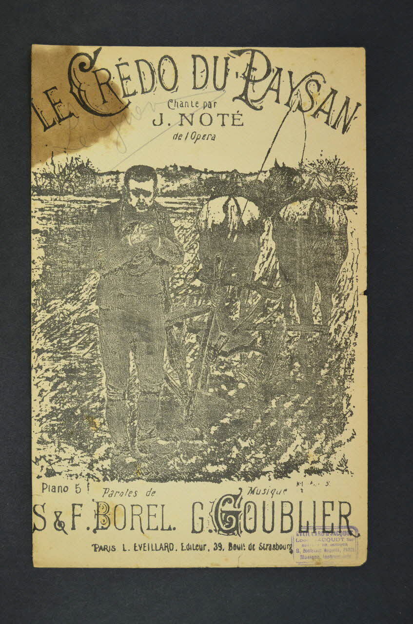 chanson petit format 1965.176.51 Photo Mucem