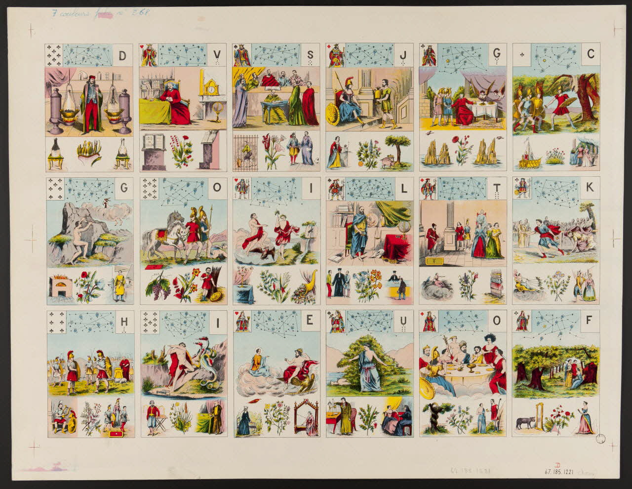 estampe Cartes de prédiction 1967.185.1221 Photo