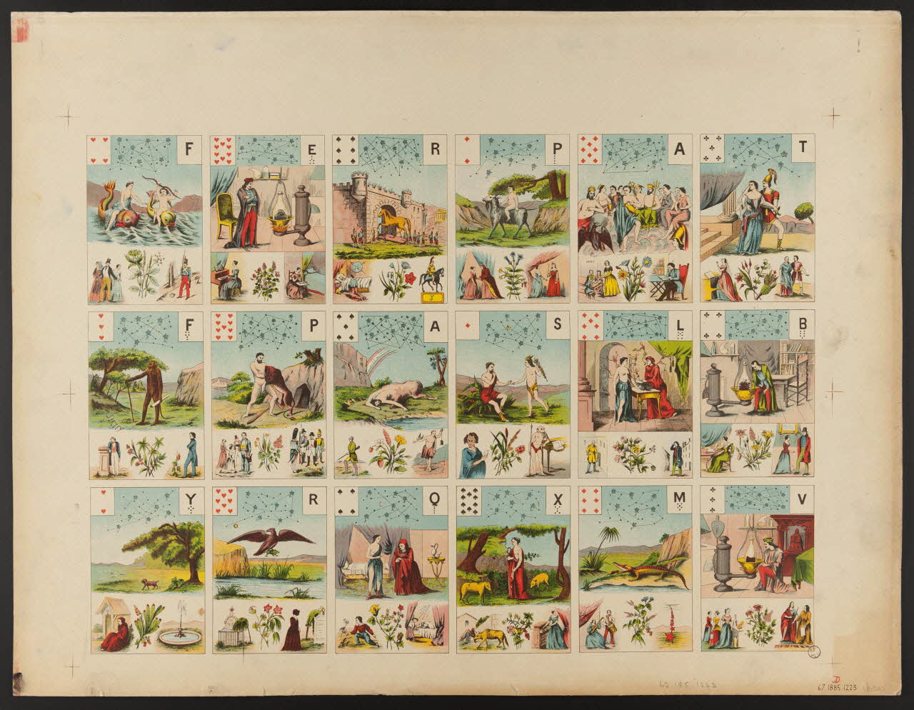 estampe Cartes de prédiction 1967.185.1223 Photo