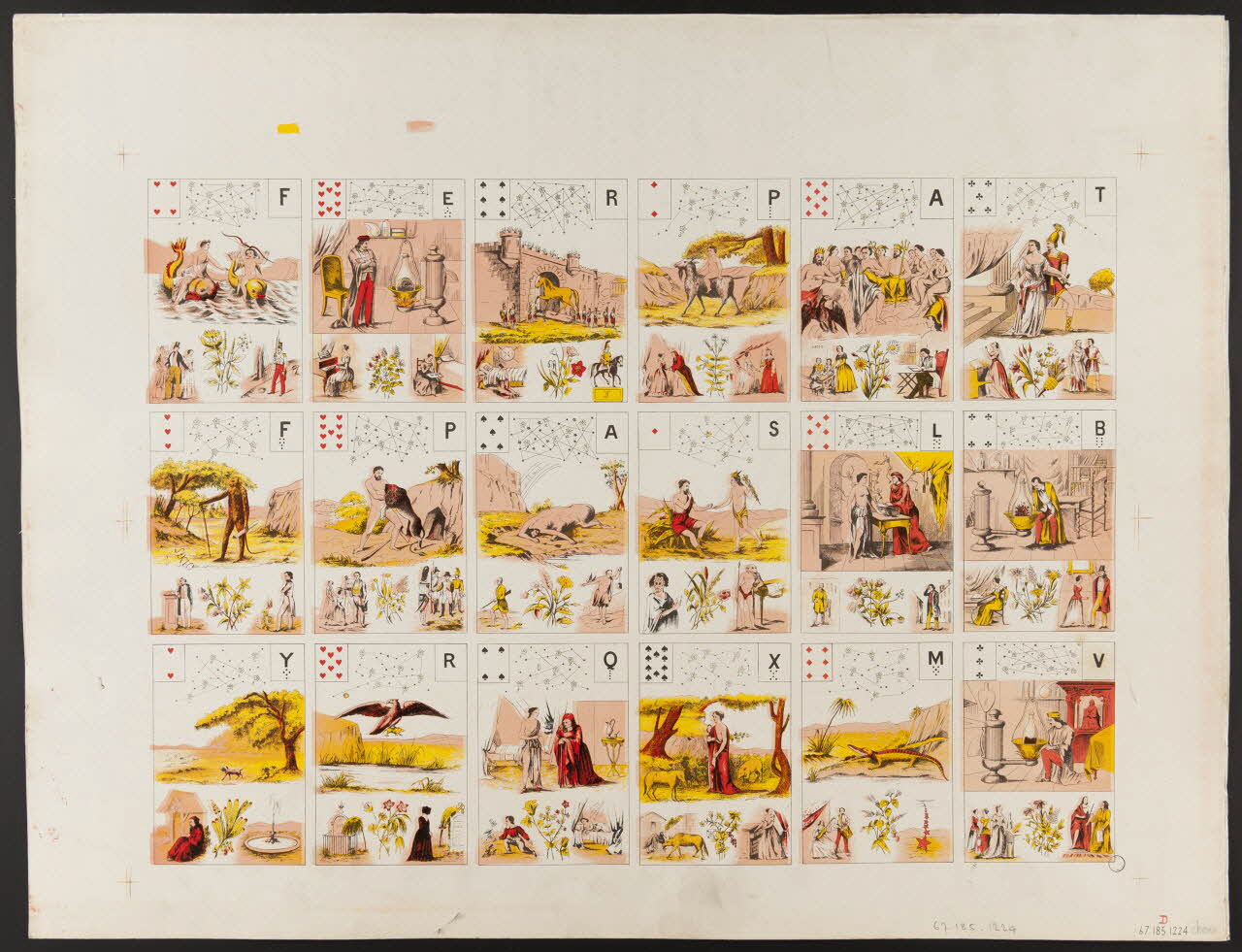 estampe Cartes de prédiction 1967.185.1224 Photo