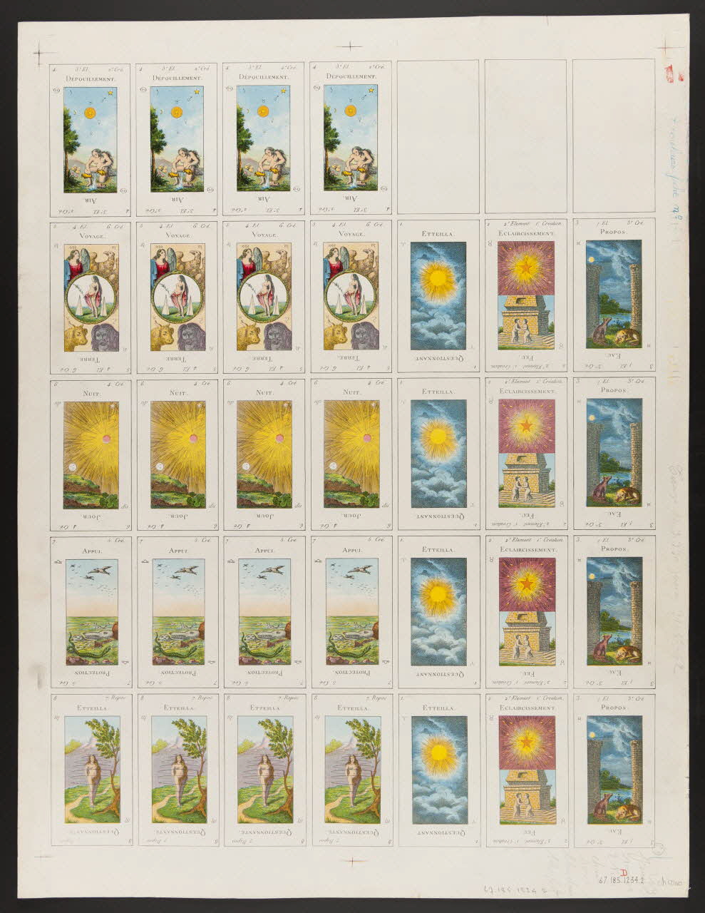 estampe Cartes de prédiction 1967.185.1234.2 Photo