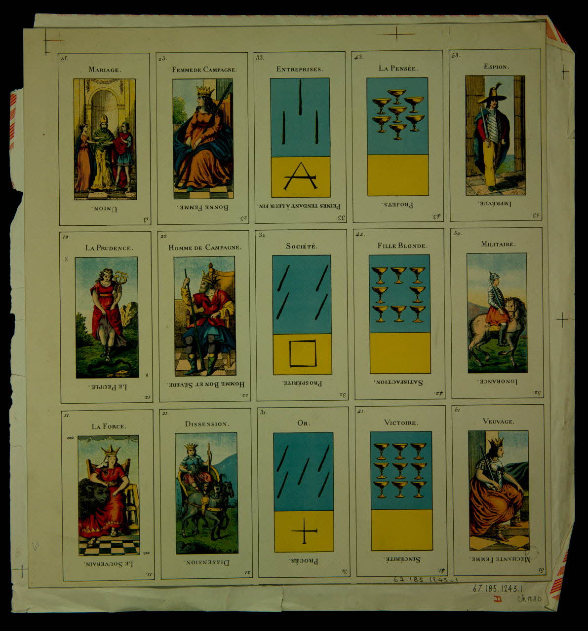 estampe Cartes à jouer 1967.185.1243.1 Photo