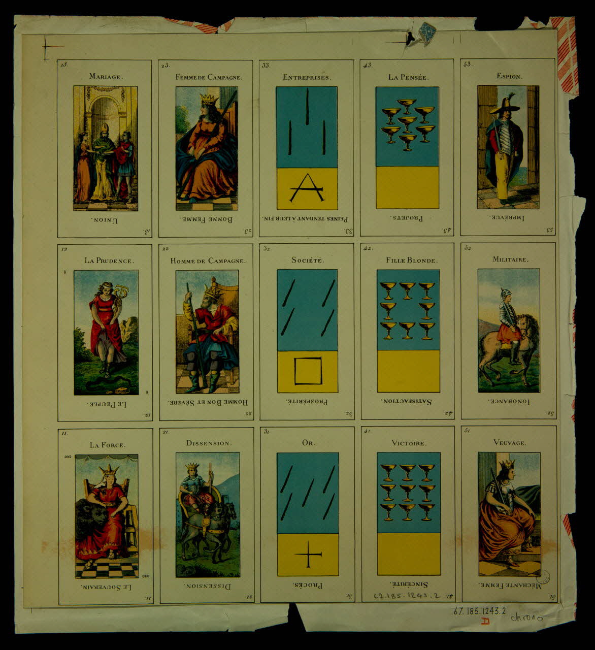 estampe Carte à jouer 1967.185.1243.2 Photo