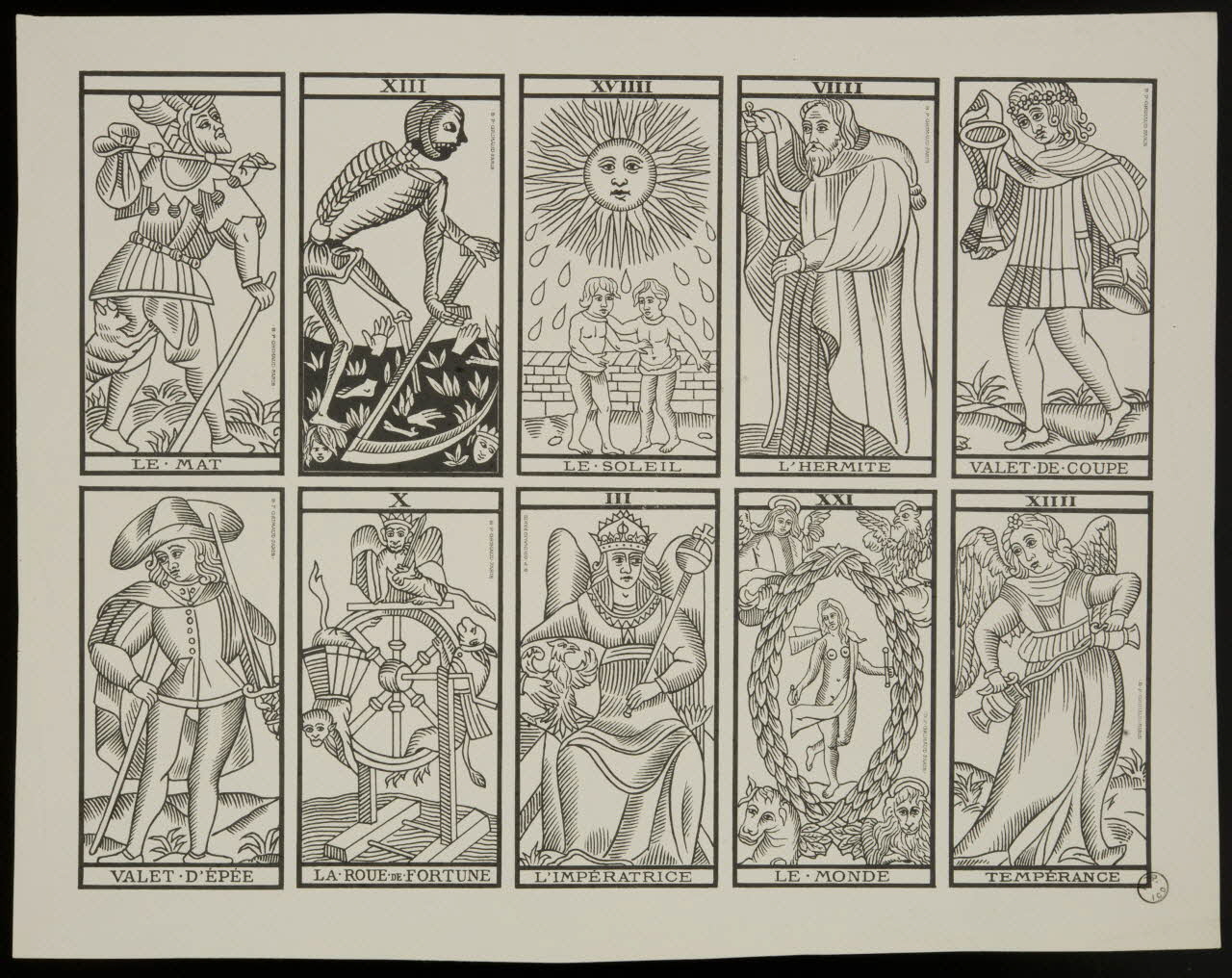 estampe Jeu de cartes 1967.185.1245.2 Photo