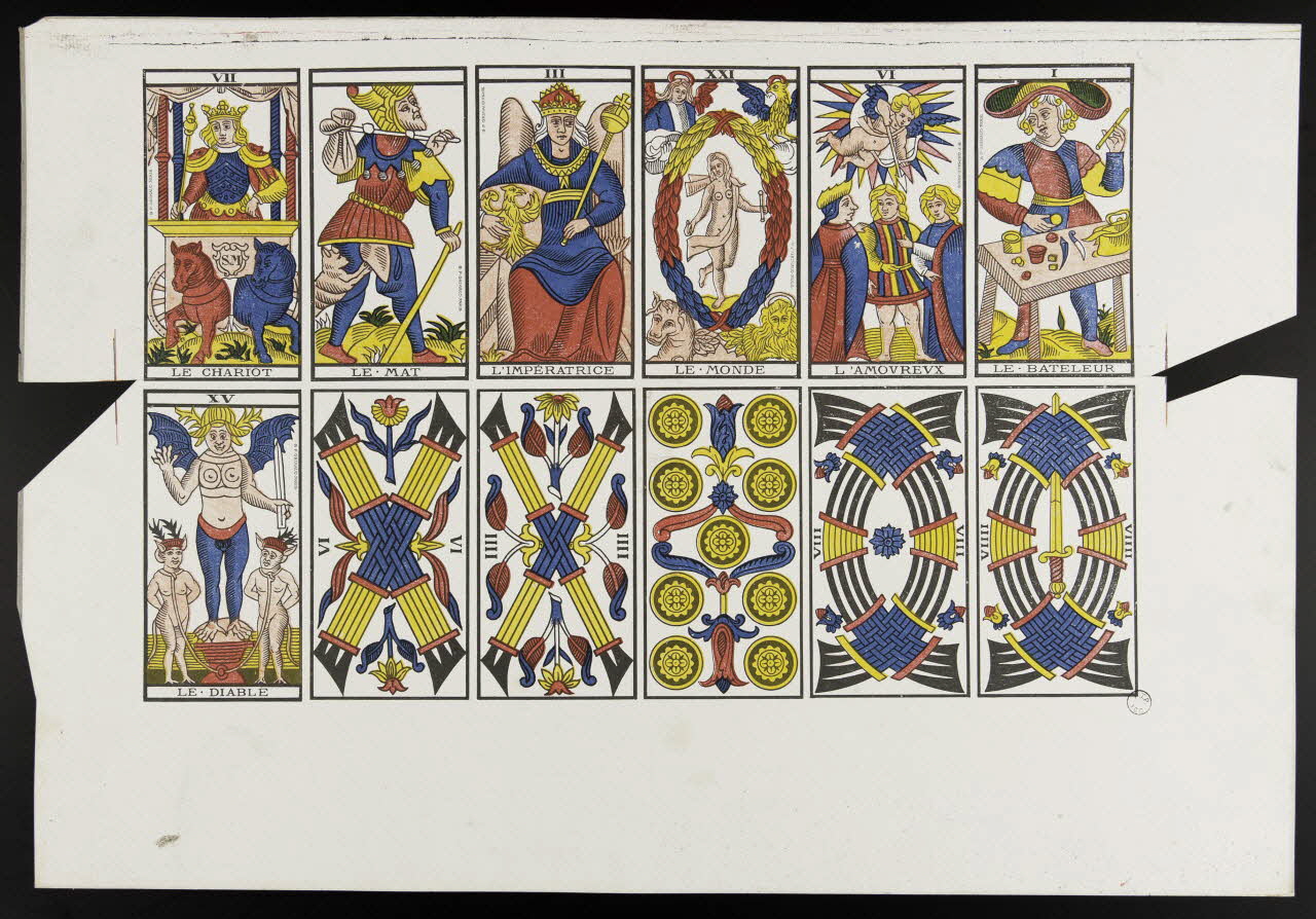 estampe Jeu de cartes 1967.185.1250.3 Photo