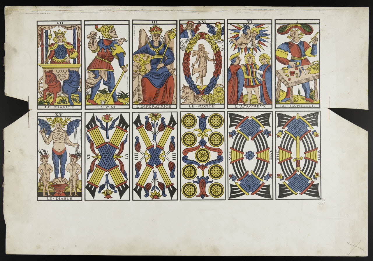 estampe Jeu de cartes 1967.185.1250.6 Photo