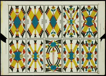 estampe Modèles d'ornementation de cartes à jouer 1967.185.1254 Photo