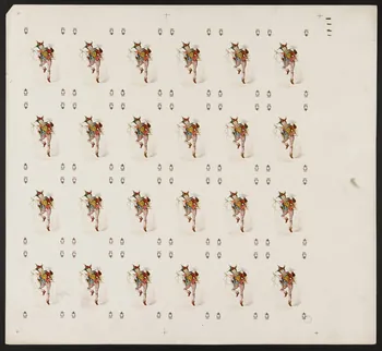 estampe Motifs pour revers de cartes à jouer 1967.185.1282  Photo