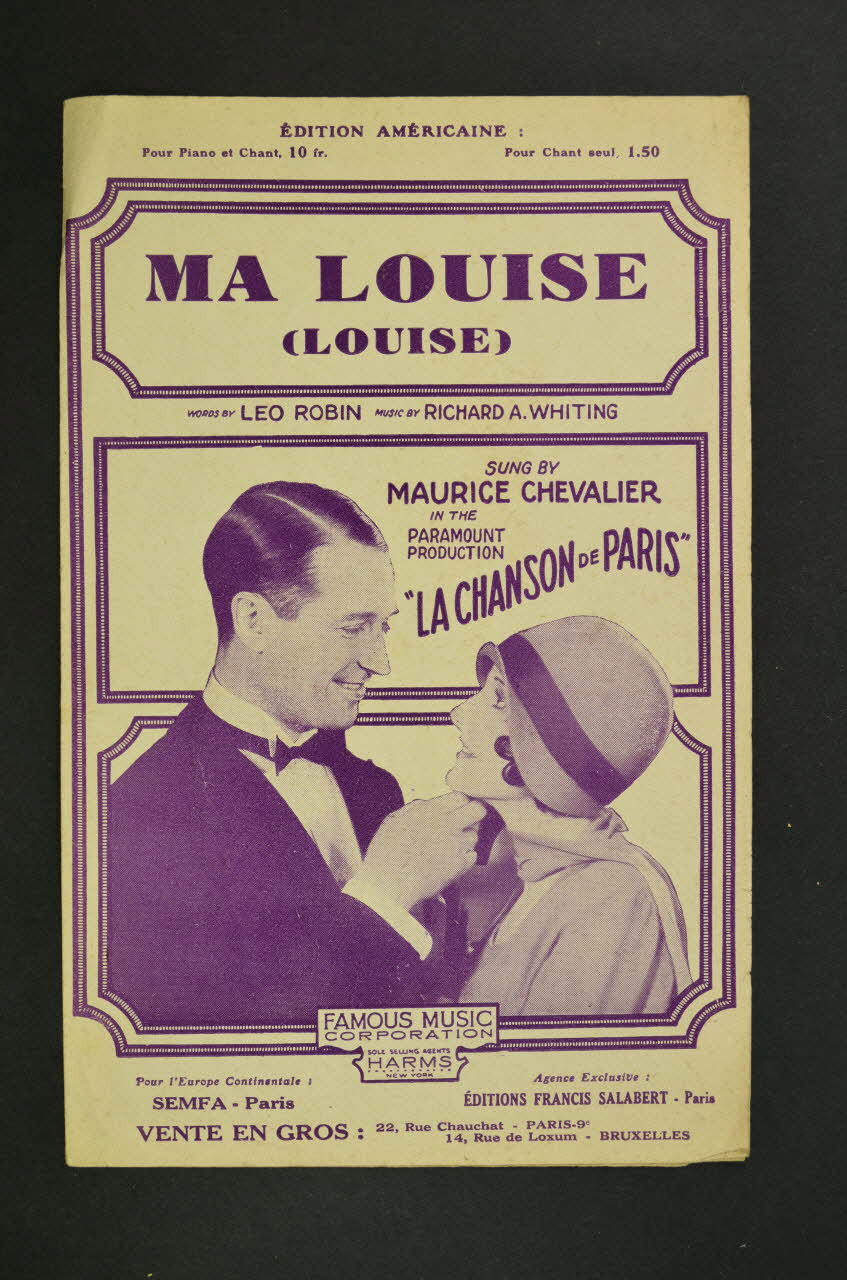 chanson petit format 1966.190.82 Photo Mucem