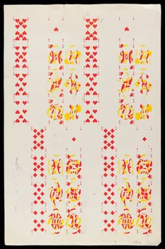 estampe Planche de cartes à jouer 1967.185.1306  Photo