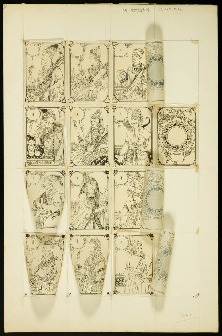 dessin Figures de carte à jouer 1967.185.1314 Photo