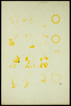 estampe Modèle vêtement pour cartes à jouer 1967.185.1323  Photo