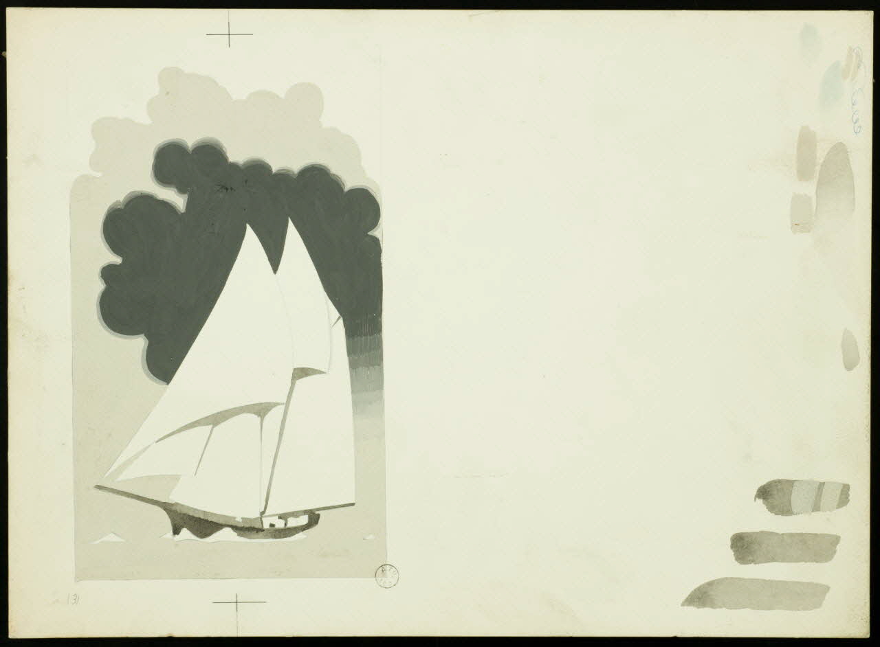 dessin Voilier 1967.185.1342 Photo
