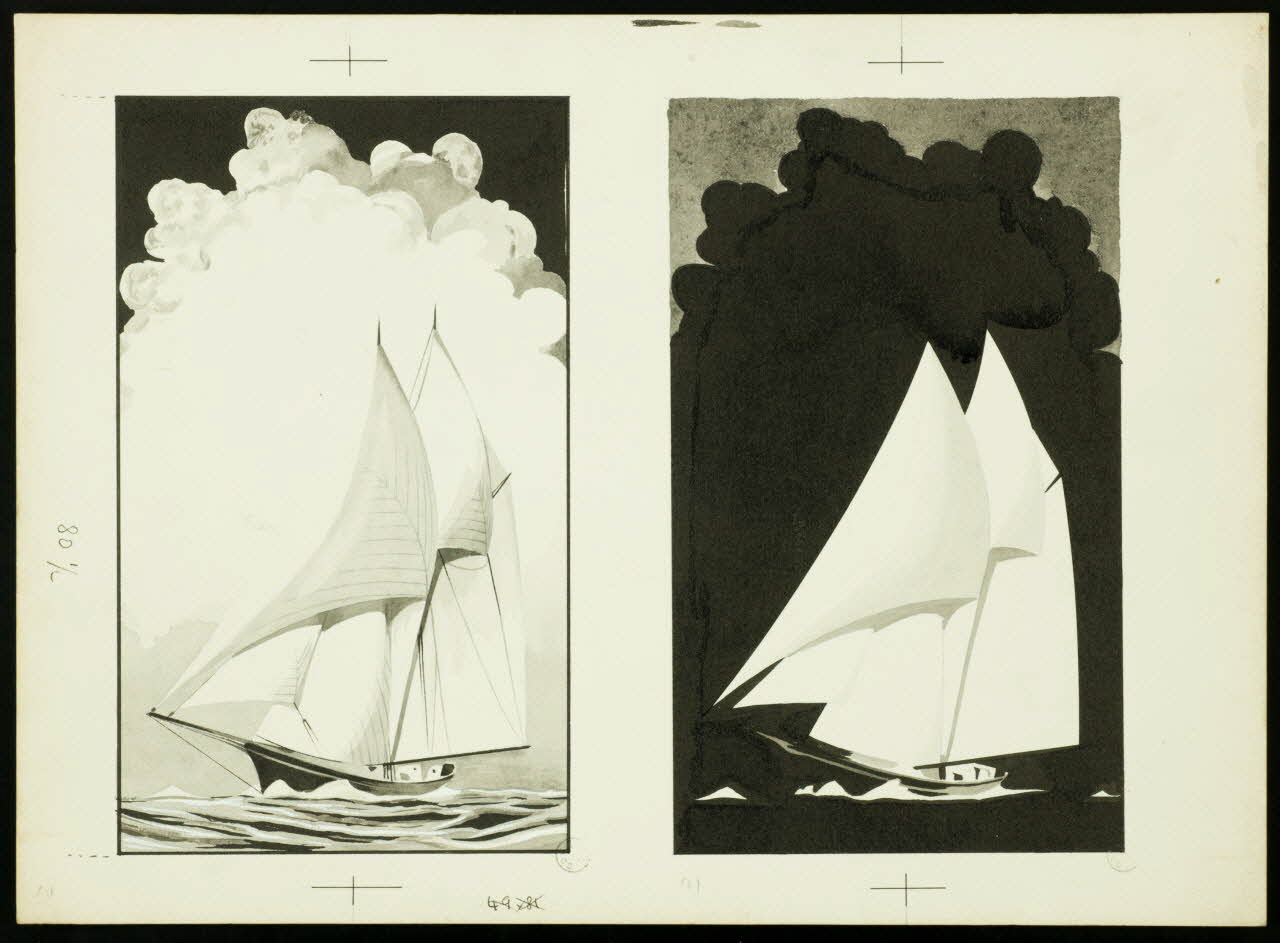 dessin Voiliers 1967.185.1343 Photo